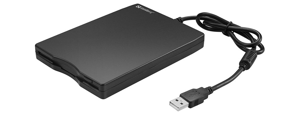 Lettore Floppy Disk esterno Sandberg USB 2.0 1,44 Mb unità windows pc laptop desktop Computeam Palermo
