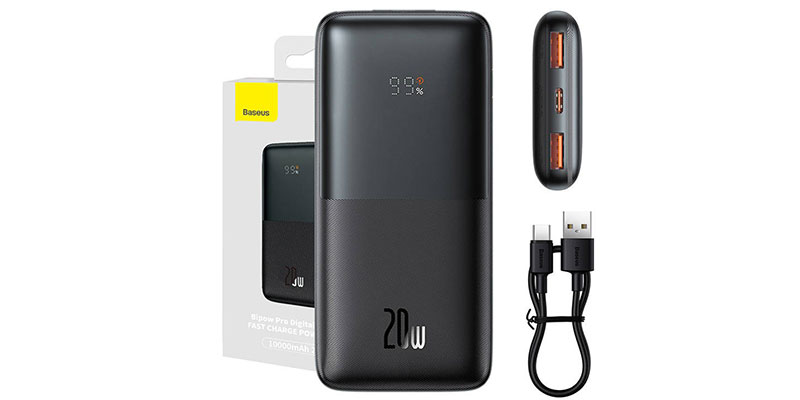 Powerbank Baseus Bipow Pro 10000mAh Computeam Palermo