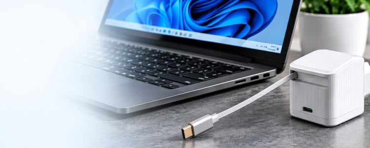 Caricatore USB-C per notebook GaN 67W con Power Delivery