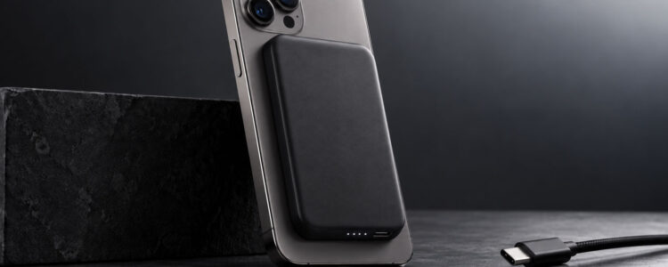 Power bank magnetico eSTUFF 5000mAh per iPhone con ricarica wireless